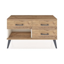 Arges Şifonyer 3 Çekmeceli 88x30x48 Aytaşı-çam Çam