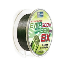 Asso Ever Green 8 Örgü Mumlu İp Misina 130mt 0,24mm