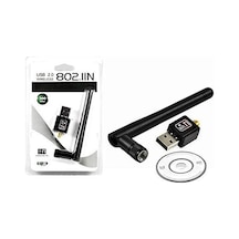 Mini USB Wi-Fi Wireless Adaptör Wi-Fi Alıcı Antenli Mini Wireless