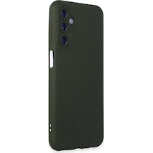 Uray Store Samsung Galaxy Uyumlu  M14 5g Kılıf Nano İçi Kadife Silikon - Koyu Yeşil