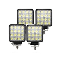 Ahmet Otomotiv 4 Adet 16 Ledli Off Road Çalışma Ve Sis Lambası 48watt 12 & 24 Vo