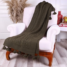 Betires Home Ta13002 Örgü Koltuk Şalı Haki