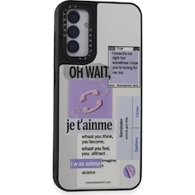 Newface Samsung Galaxy M14 5g Kılıf Mirror Desenli Kapak - Mirror - 4