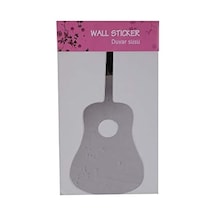 Bosphorus Aynalı Duvar Süsü Sticker Gitar Şekilli