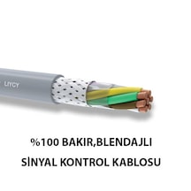 10X1 Lıycy Blendajlı %100 Bakır Kablo 1 M