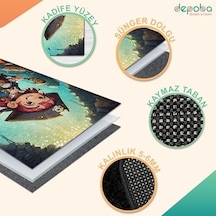 Zona Kadife Kaymaz Pamuk Tabanlı Yıkanabilir Antibakteriyel Çocuk Halısı 200x300 1
