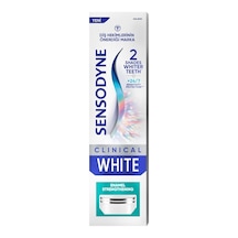 Sensodyne Klinik Beyaz Diş Macunu 75 Ml - Hassas Dişler İçin Beyazlatıcı 2'li Ekonomik Paket - Tarı