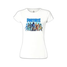 Fortnite - From Darkness Beyaz Kadın Tshirt 001