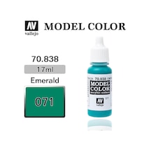 17 Ml. 71 Emerald-matt Model Color Serisi Maket Boyası, Vallejo 70838 Standart