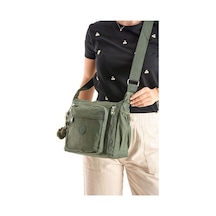 Çapraz Askılı Ultra Hafif Çok Cepli Omuz Çantası Yeşil Model: 571-6m Yeşil