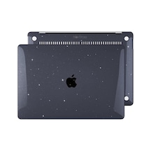 NovStrap Apple Uyumlu MacBook Pro 2023 16 inç M2 Pro/Max A2780 ile Parlak Simli Kılıf Sert Glitter