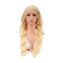 Gerçek Front Lace Dalgalı Platin Tül Peruk / 75/80cm - Rjcı-758729 Karışık - Çok Renkli