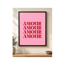Amour Aşkın Tonları Dekoratif Duvar Posteri 21x30 Çerçevesiz
