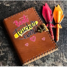En İyi Öğretmen Deri Defter