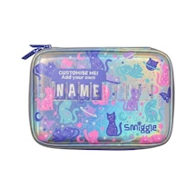 Smiggle Dreamland Hardtop Gümüş Mor Kalem Kutusu Lila