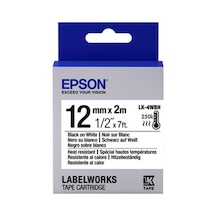 Epson Lk-5sbe Gümüş Üzeri Siyah 18mm 9metre Etiket