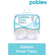 Poblex Silikon Kulak  Tıkacı 2'li
