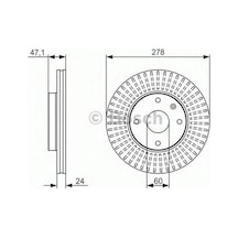 Bosch 0986479649 Ön Fren Aynası Havalı Epica 2.0 2.0d 2.5 06 92227303