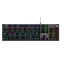 MSI Forge GK310 Red Switch RGB Kablolu Mekanik Oyuncu Klavye