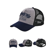 Fujin Btw Trucker Şapka Black Grey Navy Gri