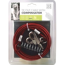 M-pets Compansatör Çelik Köpek Bahçe Bağlama Halatı 5 M 244-58014.01