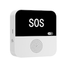 Hangfox Yaşlılar İçin Tuya Sos Acil Çağrı Sistemi - 1 Alıcı + 2 Buton, Wifi Uyarı, Sesli İpucu, Akıllı Hayat App Uyumlu 2.4ghz Wi-fi