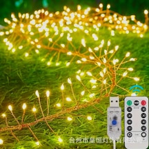 6m 200 Led Gün Işığı Uzaktan Kumandalı 8 Modlu Usb'li Diğer
