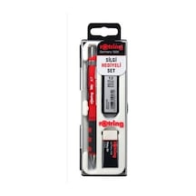 0.7 Mm Kırmızı Versatil Kalem, Silgi Ve Yedek Uç