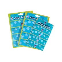 3 Boy Dikmeli Plastik Çıtçıt Seti - 72 Adet 10mm / 12mm / 15mm Beyaz Dikmeli Çıtçıt