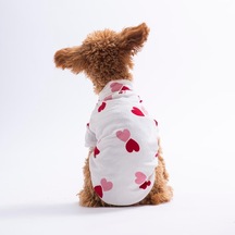 Love Paws Kalp Desenli Kedi Köpek Sweati - Kedi Köpek Kıyafeti-kedi Köpek Sweati