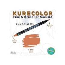 Zig Kurecolor Fine & Brush For Manga Çizim Kalemi 723  Sand