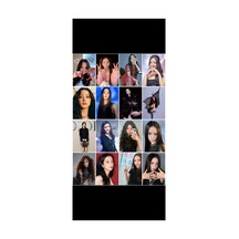Kpop- Blackpink - Jısoo New Season Tasarımlı Desenli 16 ' Lı Fotokart Seti