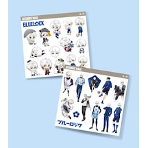 Nagi Seishiro-bluelock-parlak Kağıt -2li Sticker Set-telefon Süsleme Blue Lock Etiket Beyaz