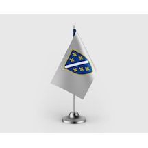 Bosna Hersek Cumhuriyeti Tekli Saten Masa Bayrağı Seti Diğer