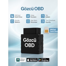 Gözcü Mobil Obd Girişi Araç Gps Takip Cihazı Uyumlu Sistemi Anlık Konum Geçmişe Dönük Konum Takibi Geofence