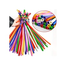 Vıp 100 Pcs Sausage Balloon Mıxed Color Vıp Kalite 100 Adet Sosis Balon Karışık Renkli Sosis Balon