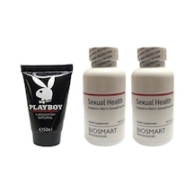 Playboy Lubricant 50 Ml Kayganlaştırıcı + Sexual Health 90lı Erkeklere Özel 2 Adet