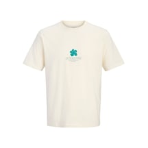Jack & Jones Jorhyeres Tee Ss Crew Neck Fst Ekru