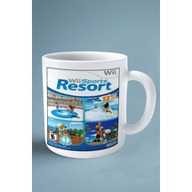 Wii Sports Oyun Baskılı Kupa Bardak Çift Taraflı Kişiye Özel Model 1 Çok Renkli