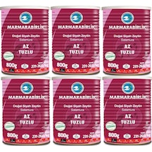Marmarabirlik Az Tuzlu 231-260 KB L Siyah Zeytin 6 x 800 G