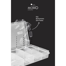 Momo Professional Soft Gel Tips Küt No:08 Tek Boy 50 Li Yedek Paket