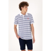 U.S. Polo Assn. Erkek Regular Fit Polo Yaka Açık Lacivert Tişört 50299671-VR059
