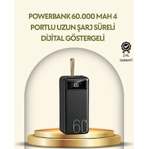 Tüm Cihazlarla Uyumlu Led Fenerli 4 Çıkışlı Powerbank Çok Renkli 73677195