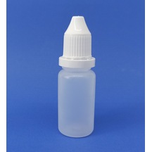 10 Adet - 15 Ml Boş Plastik Likit Şişe Mürekkep-Kolonya Şişesi
