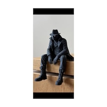 Spider Man Noir Oturan Figür 10 Cm