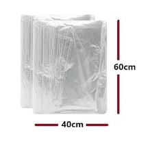 Jokey Ambalaj 40x60cm Esnek Dayanıklı Bantsız 8mic. Naylon Bakliyat Poşeti Aksesuar Torbası 1kg