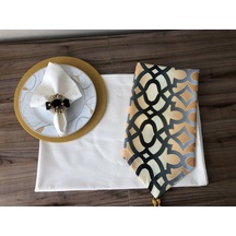 Sofra Sunum Seti Degrade Ottoman Desenli Çok Renkli