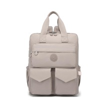 Smart Bags Büyük Boy Krinkıl Kumaş Sırt Çantası Smart Bags 1175 Vizon