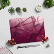 Tr Asil Bordo Cam Kesme Tahtası 30cm X 40cm Genel