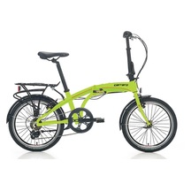 Carrraro Flexi 106 20 Jant 6 Vites 32 Cm V-fren Katlanır Bisiklet-lime Yeşil-siyah-kırmızı